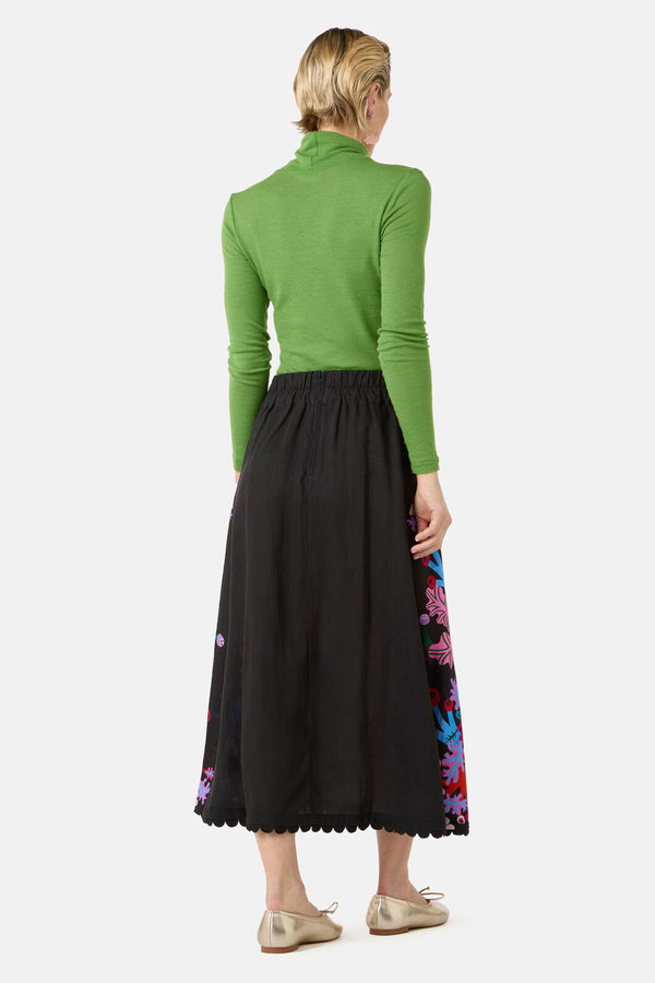 Gorman NZ - Wild Garden Midi Skirt - print