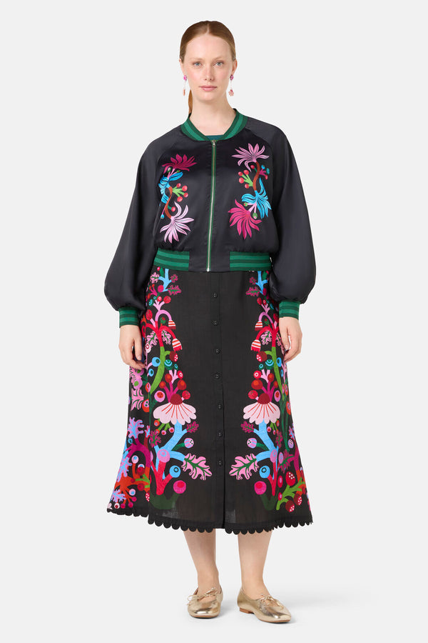 Gorman NZ - Wild Garden Midi Skirt - print