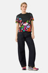 Gorman NZ - Wild Garden Placement Classic Tee - print