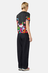 Gorman NZ - Wild Garden Placement Classic Tee - print