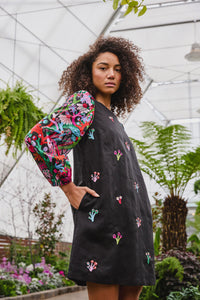 Gorman NZ - Wild Garden Shift Dress - black