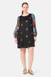 Gorman NZ - Wild Garden Shift Dress - black