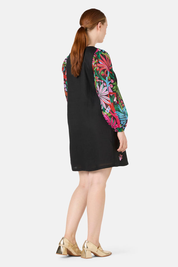 Gorman NZ - Wild Garden Shift Dress - black