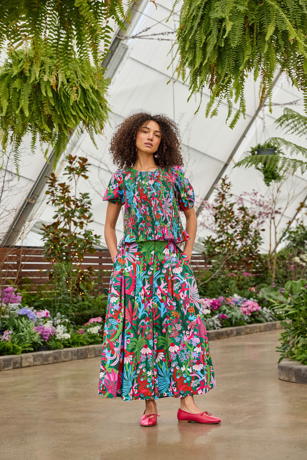 Gorman NZ - Wild Garden Top - print
