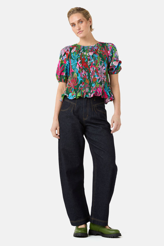 Gorman NZ - Wild Garden Top - print