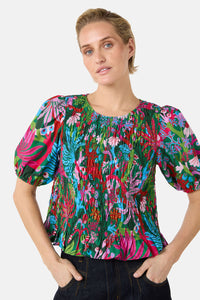Gorman NZ - Wild Garden Top - print