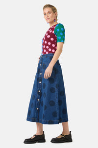 Gorman NZ - On The Dot Print Fitted Tee - print