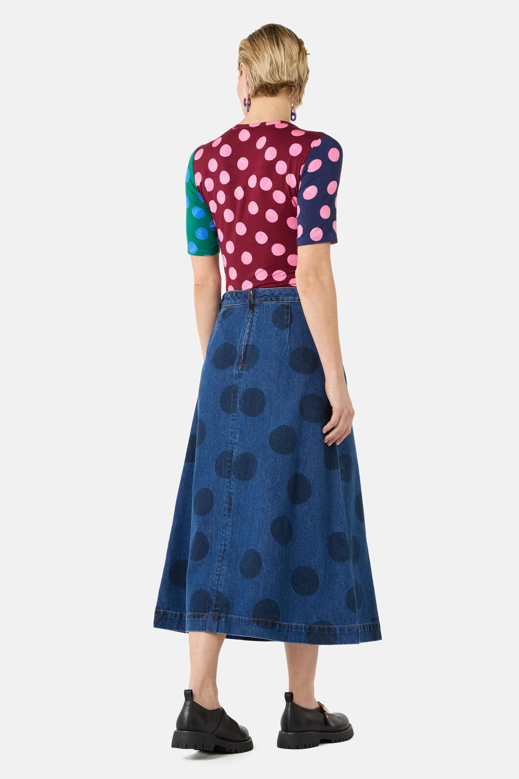 Gorman NZ - On The Dot Print Fitted Tee - print