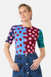 Gorman NZ - On The Dot Print Fitted Tee - print