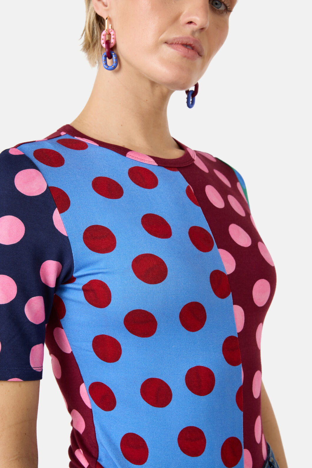 Gorman NZ - On The Dot Print Fitted Tee - print