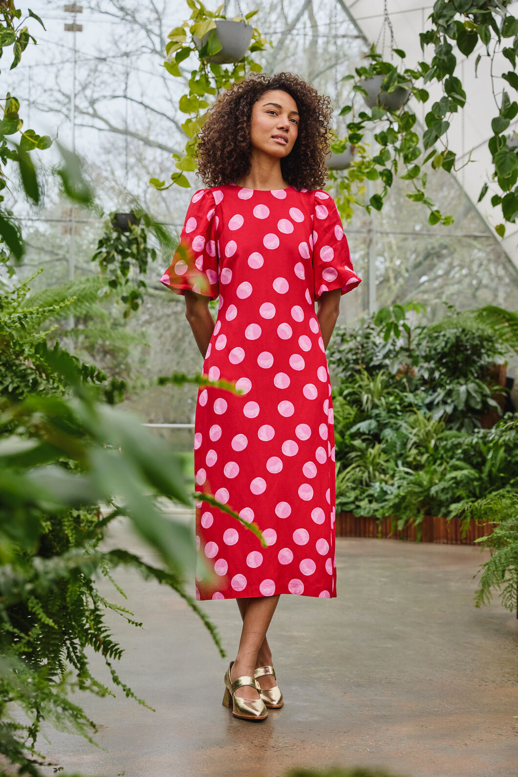 Gorman NZ - On The Dot Party Dress - red