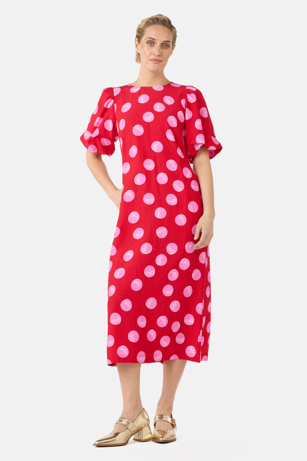 Gorman NZ - On The Dot Party Dress - red