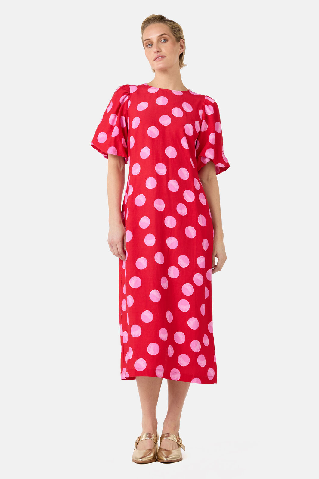 Gorman NZ - On The Dot Party Dress - red