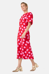 Gorman NZ - On The Dot Party Dress - red