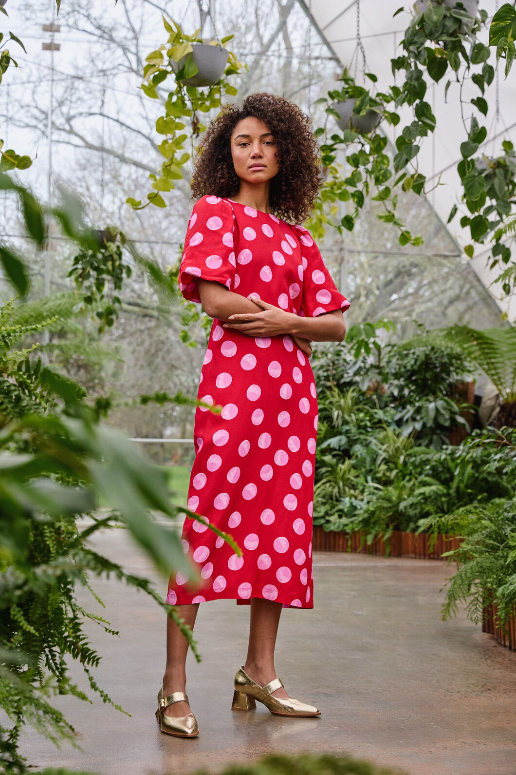 Gorman NZ - On The Dot Party Dress - red