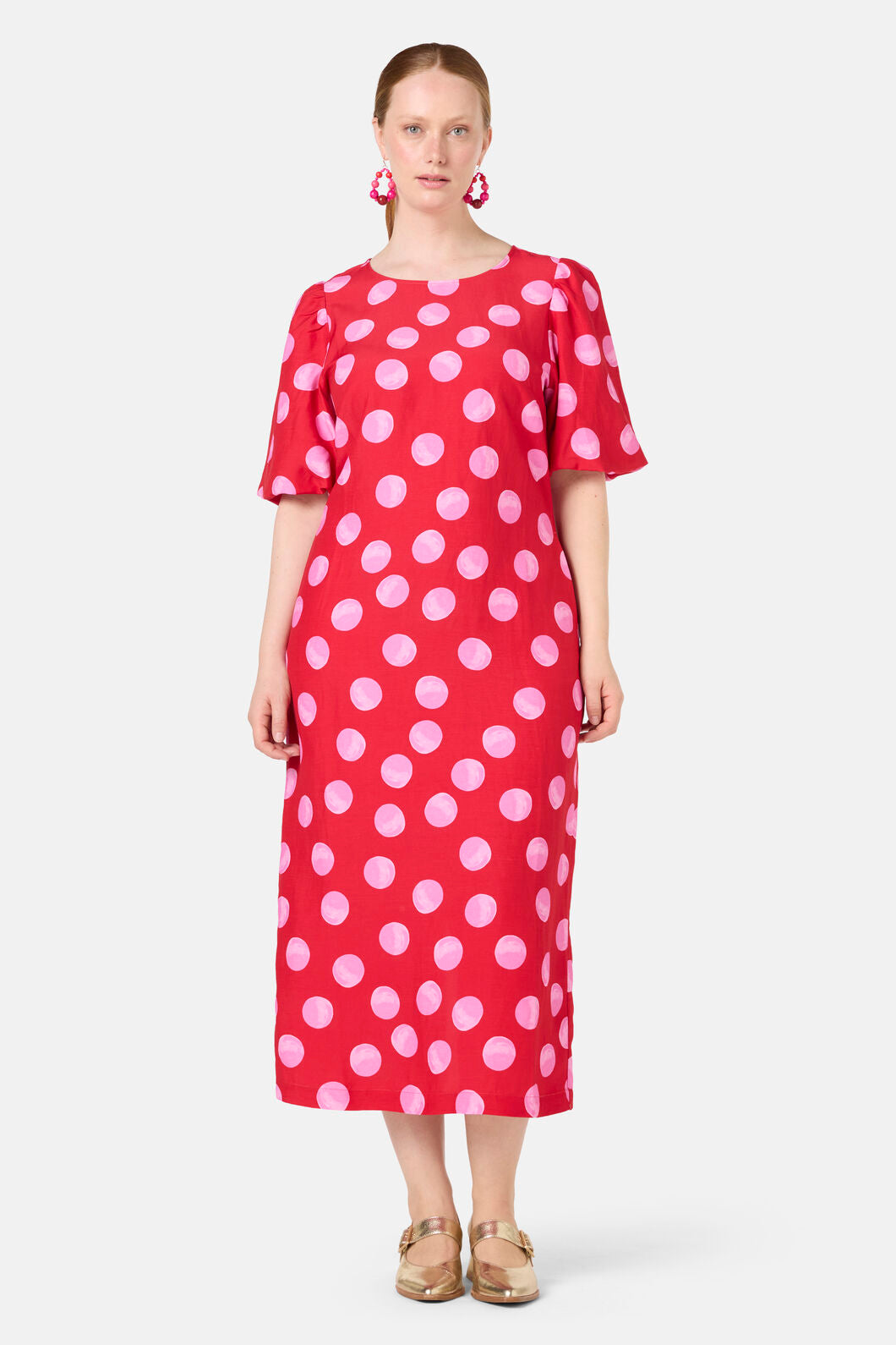 Gorman NZ - On The Dot Party Dress - red