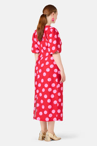 Gorman NZ - On The Dot Party Dress - red