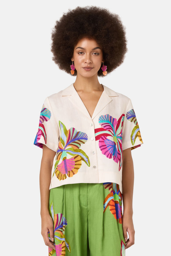 Gorman NZ - Orchid Print Shirt - print