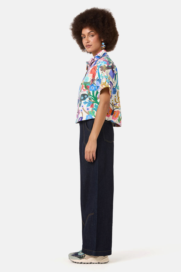 Gorman NZ - Mariposa Denim Shirt - print