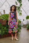 Gorman NZ - Orchid Embroidered Midi Dress - print