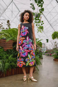 Gorman NZ - Orchid Embroidered Midi Dress - print