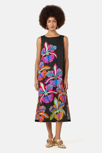 Gorman NZ - Orchid Embroidered Midi Dress - print