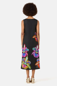 Gorman NZ - Orchid Embroidered Midi Dress - print
