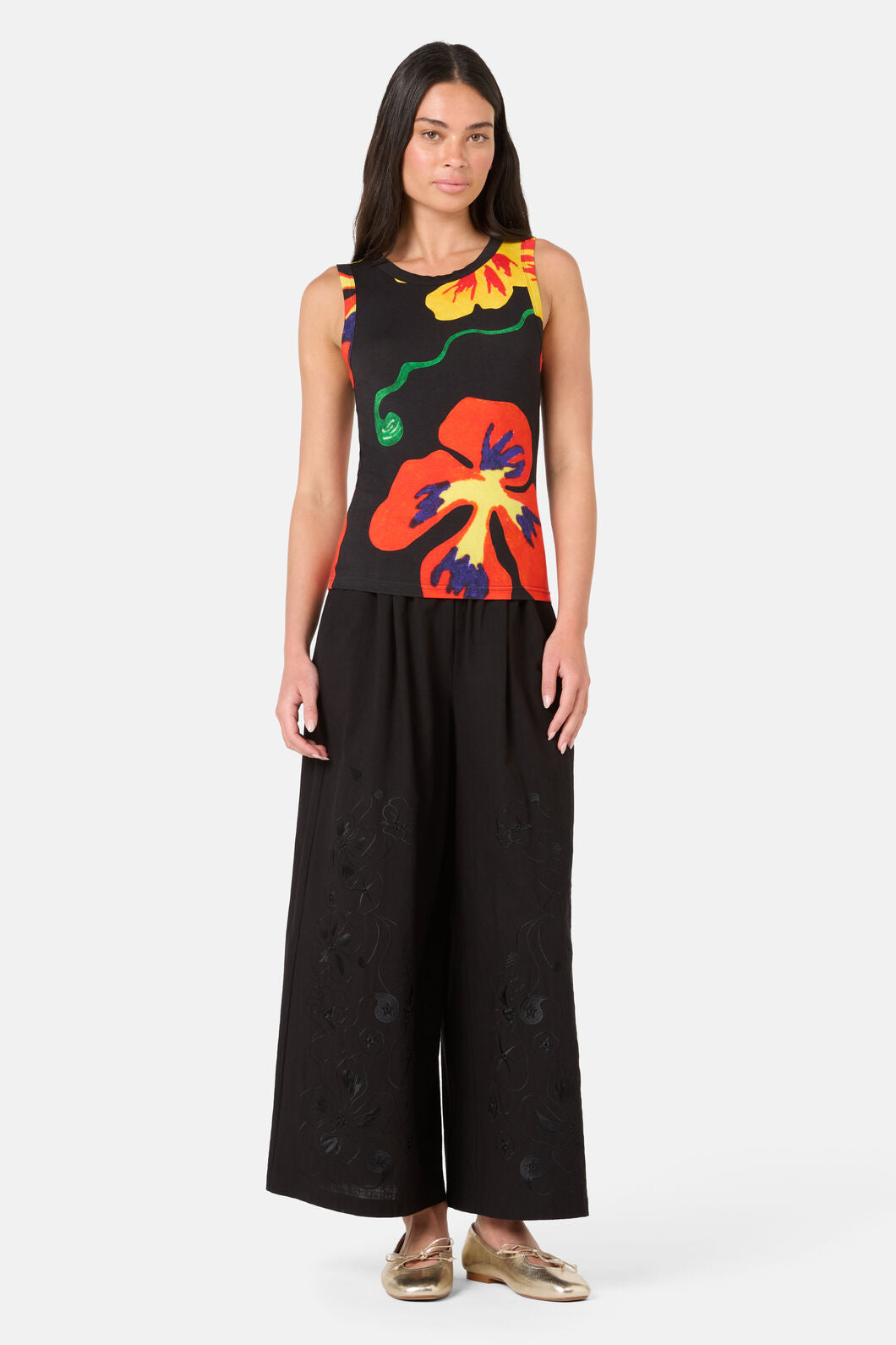 Gorman NZ - Climbing Colour Jersey Tank - print
