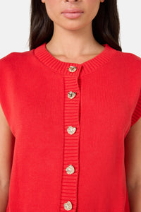 Gorman NZ - Polo Club Knit Tank - mandarin