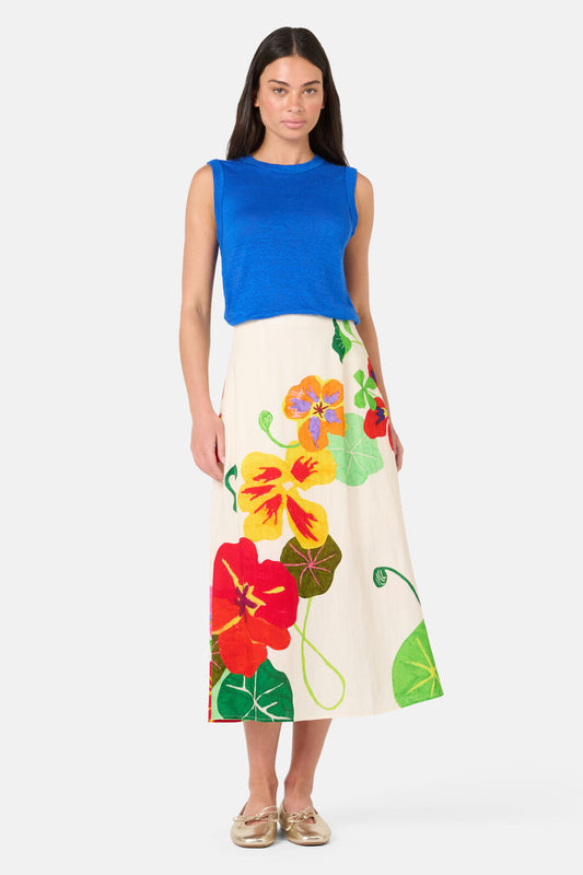 Gorman NZ - Climbing Colour Midi Skirt - print