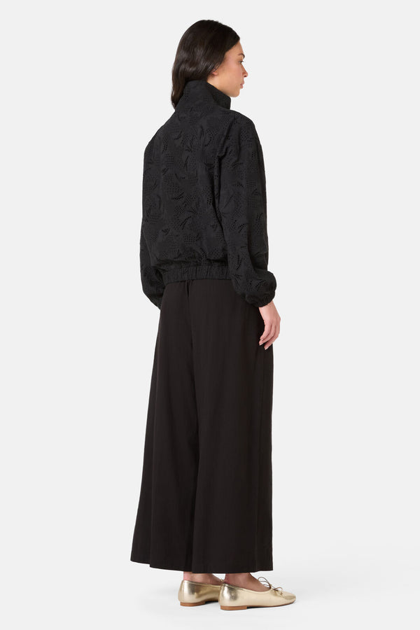 Gorman NZ - Annie Anglaise Cotton Bomber - black