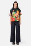 Gorman NZ - Climbing Colour Placement Oversized Tee - print