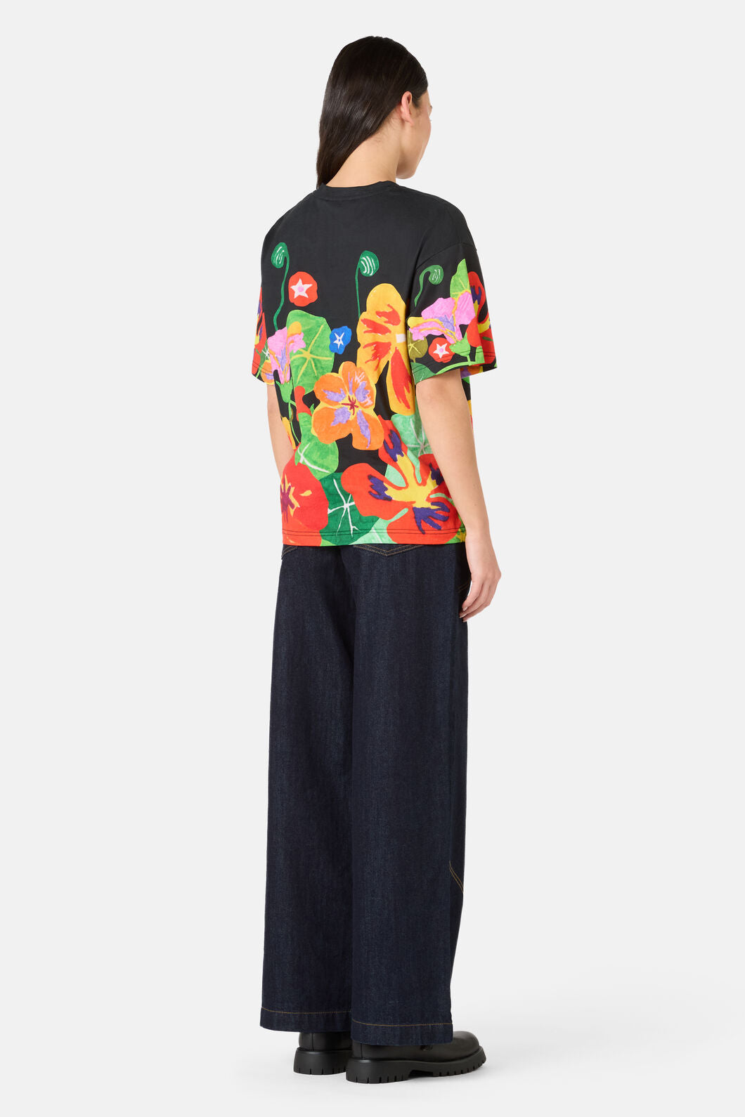 Gorman NZ - Climbing Colour Placement Oversized Tee - print