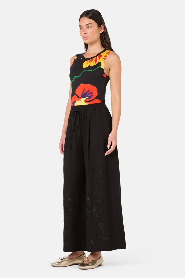 Gorman NZ - Annie Anglaise Cotton Culotte - black