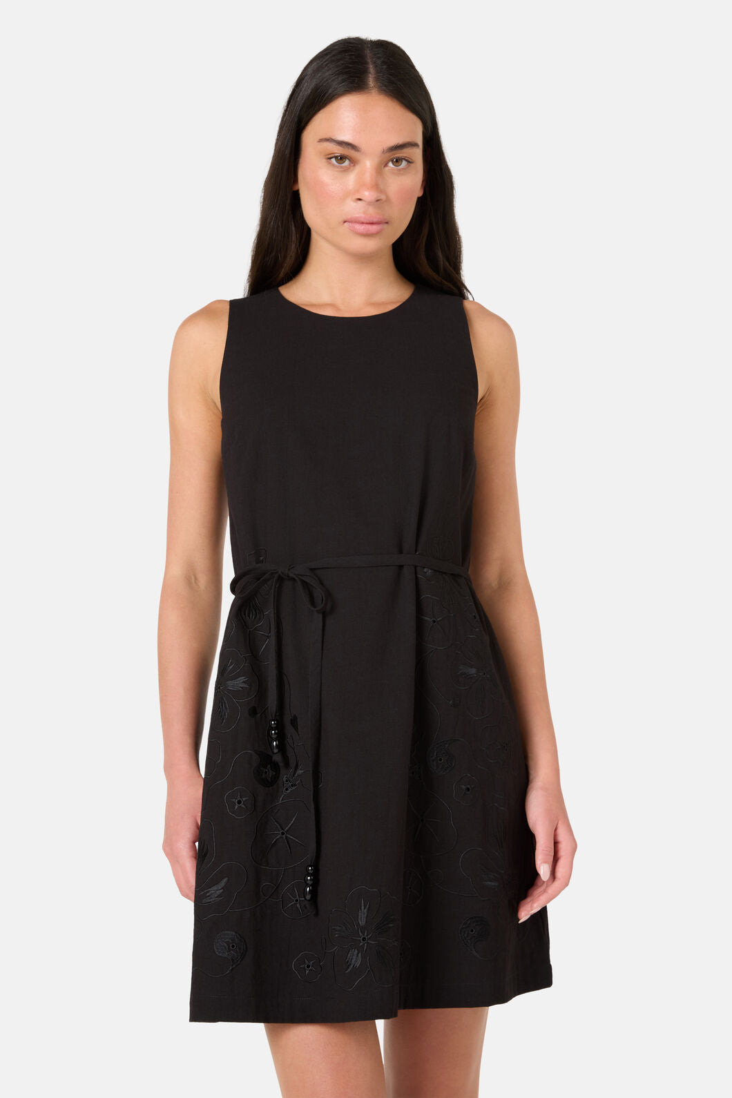 Gorman NZ - Annie Anglaise Mini Dress - black