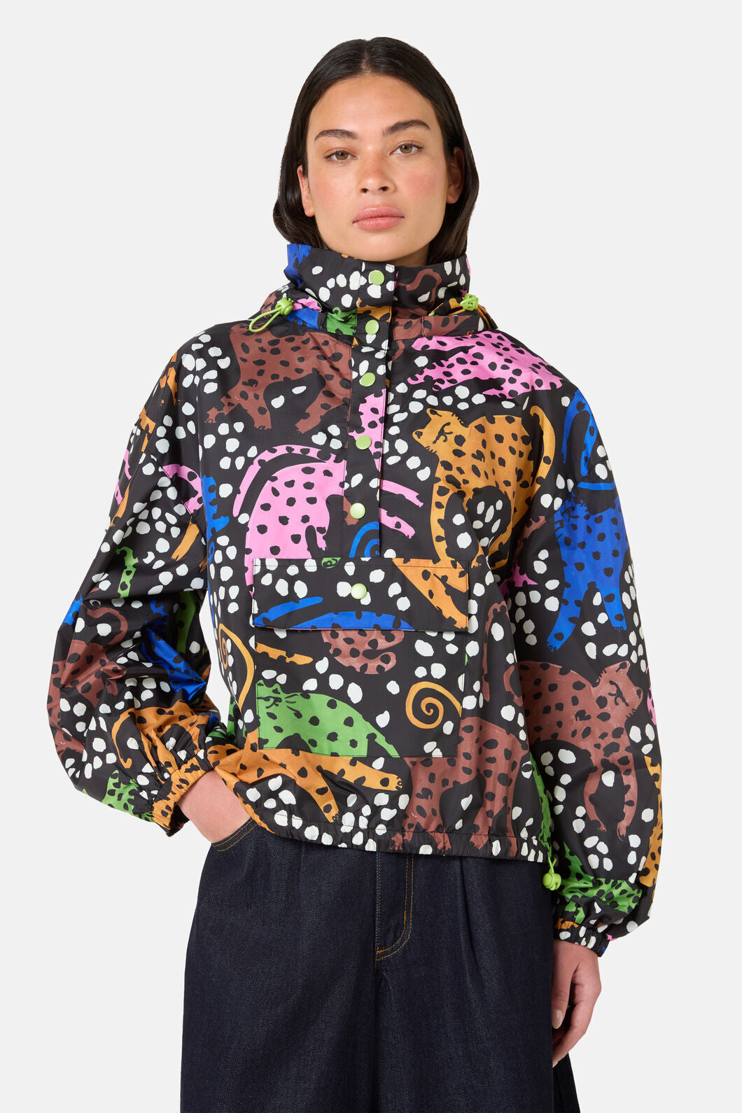 Gorman NZ - Right Meow Spray Jacket - print