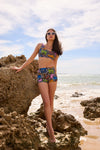 Gorman NZ - Right Meow Bikini Top - print