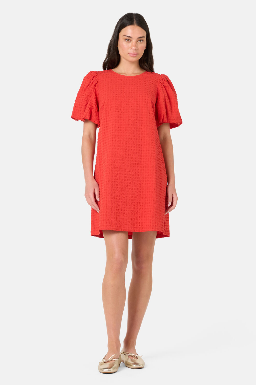 Gorman NZ - Soren Cotton Smock Dress - mandarin
