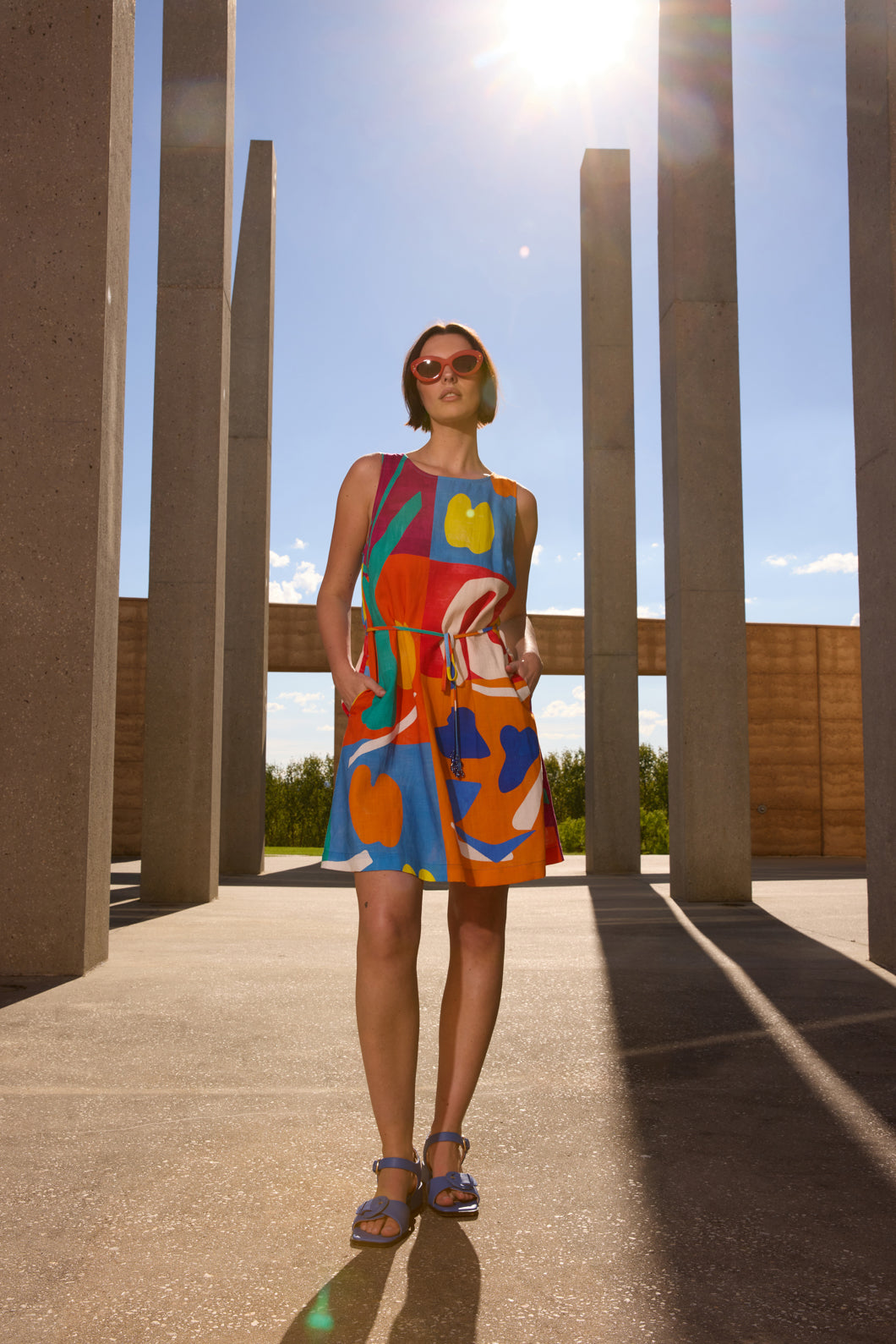 Gorman NZ - Farmers Market Swing Dress - print