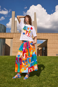 Gorman NZ - Farmers Market Midi Skirt - print