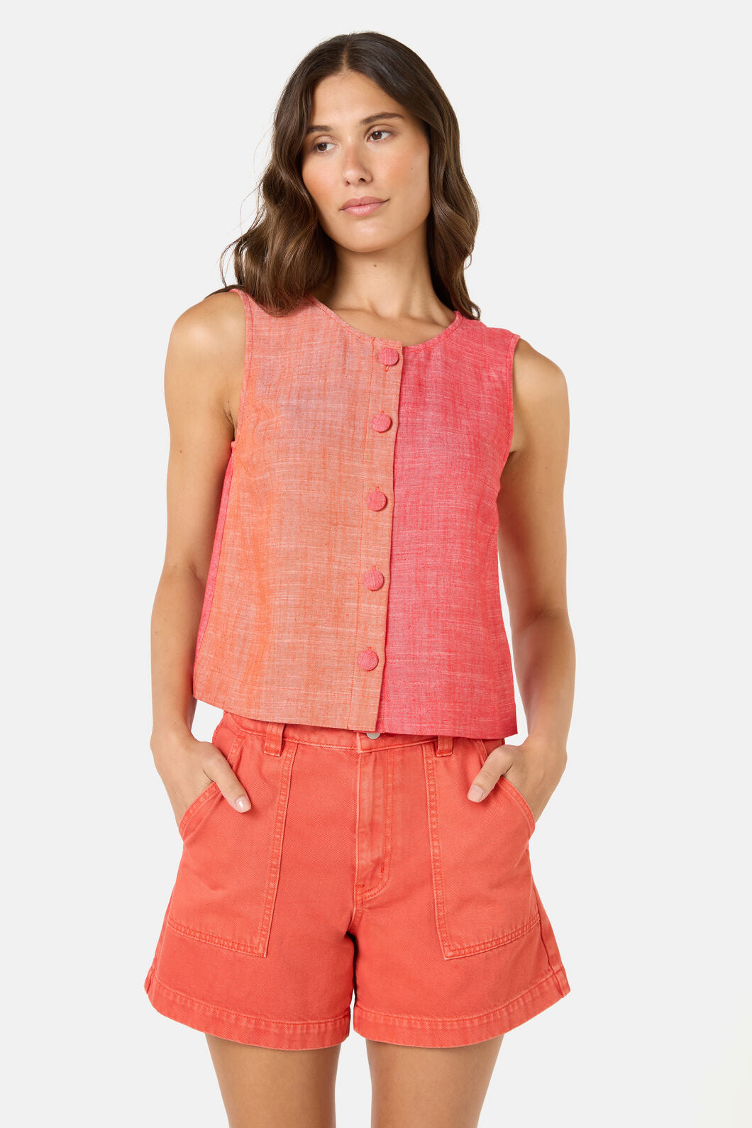 Gorman NZ - Summer Twilight Tank - orange