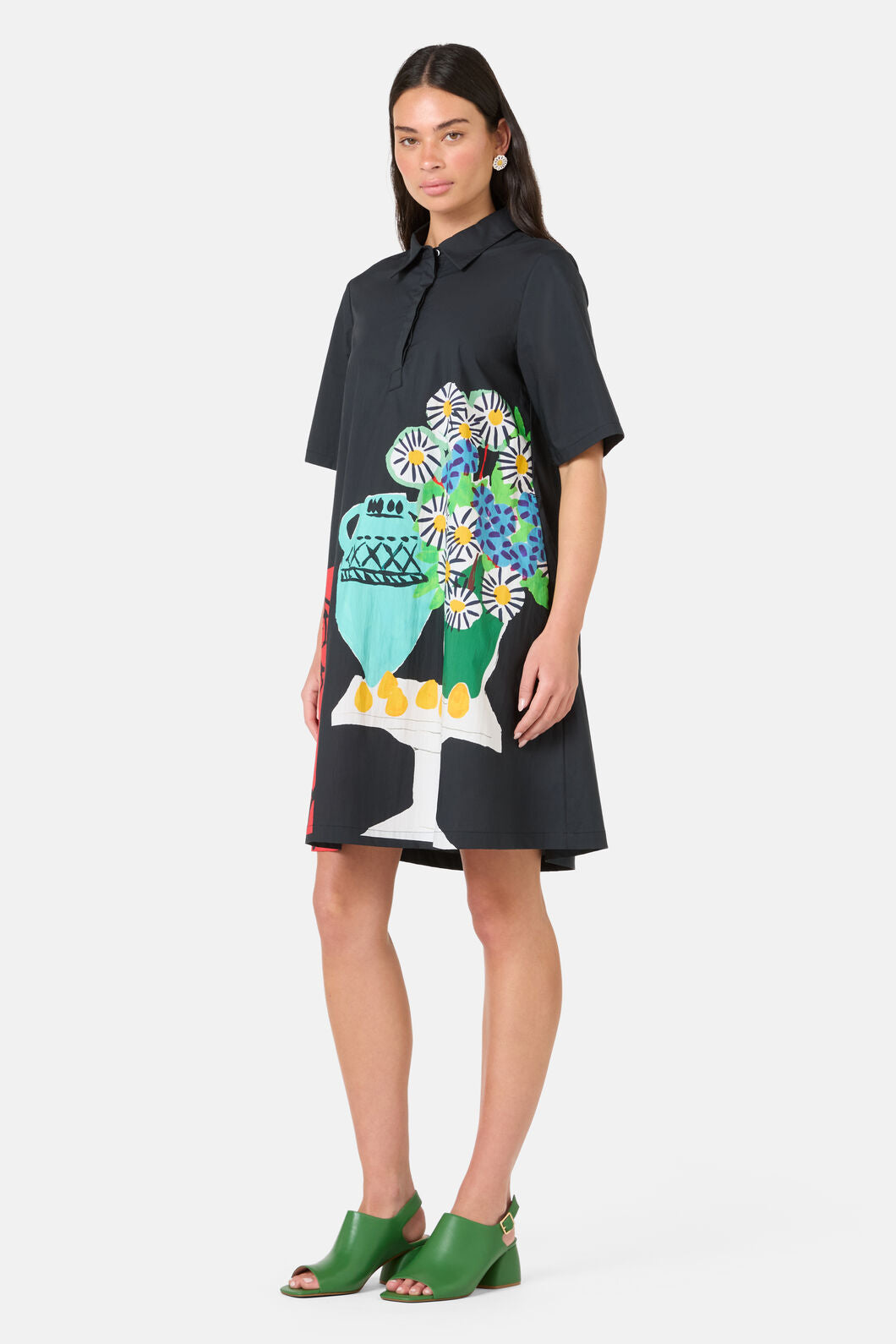 Gorman NZ - Daisies Cotton Shirt Dress - print