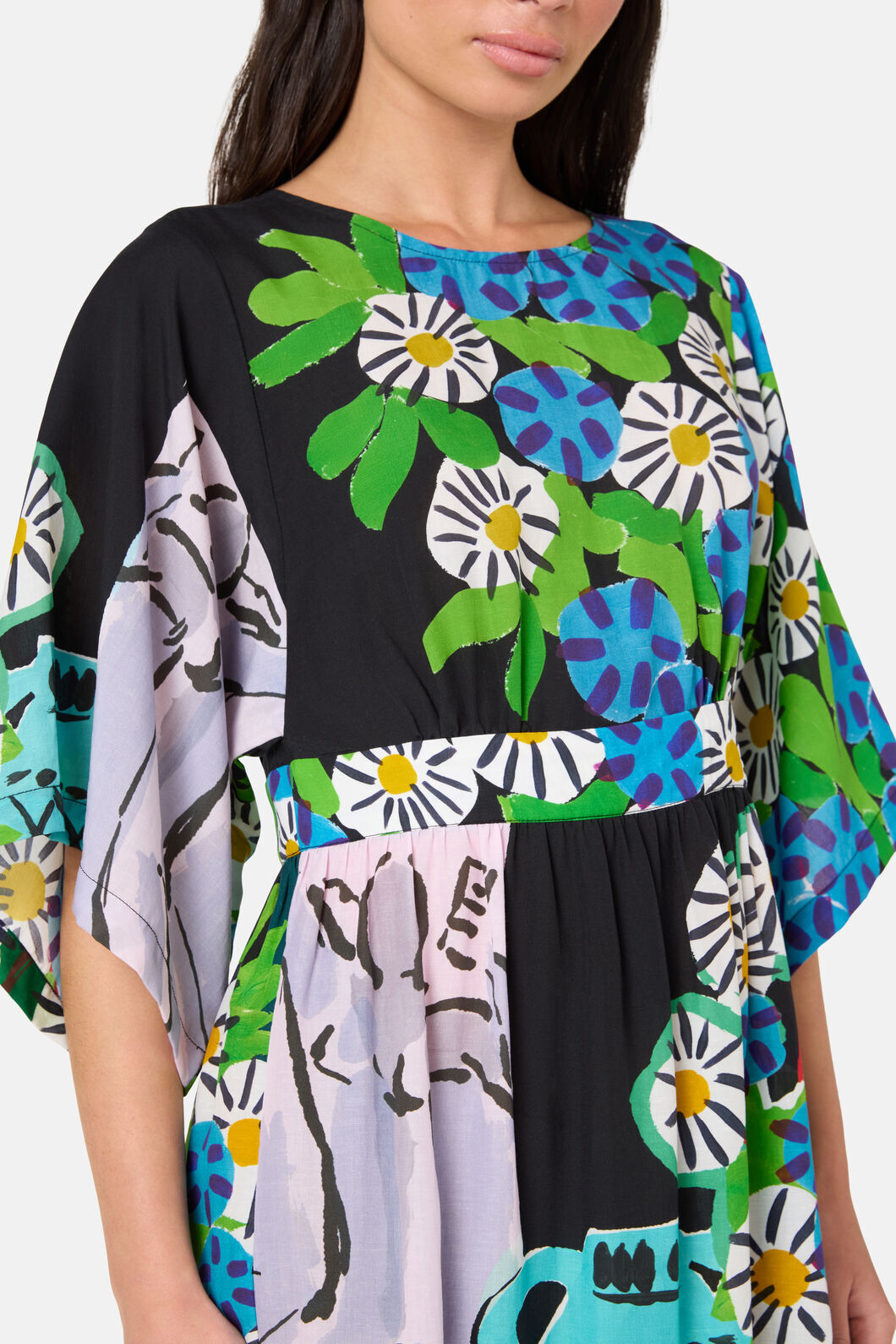 Gorman NZ - Daisies Scarf Midi Dress - print