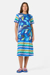 Gorman NZ - Botanical Blueprint Tee Dress - print