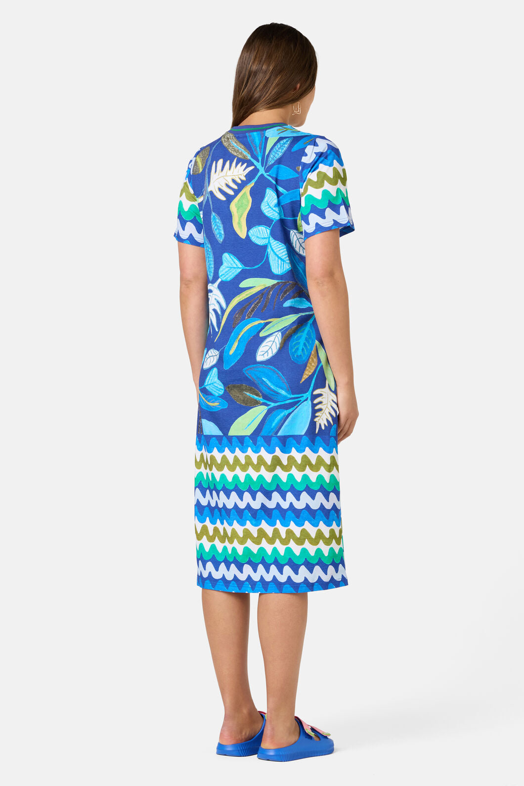 Gorman NZ - Botanical Blueprint Tee Dress - print