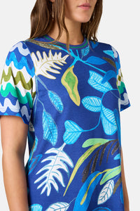Gorman NZ - Botanical Blueprint Tee Dress - print
