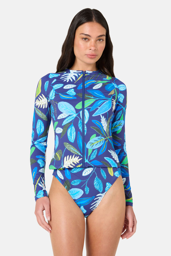 Gorman NZ - Botanical Blueprint Rashie - print