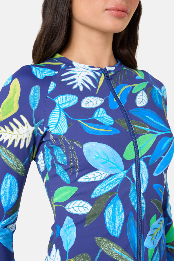 Gorman NZ - Botanical Blueprint Rashie - print