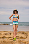 Gorman NZ - Botanical Waves Bikini Bottom - print