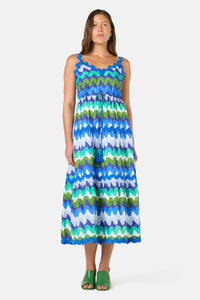 Gorman NZ - Botanical Waves Party Dress - print